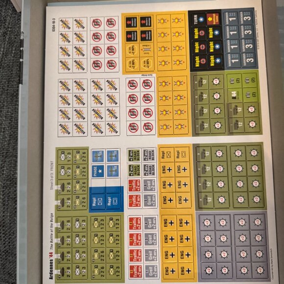 Ardennes '44: The Battle of the Bulge (opened, unpunched) GMT Games - Picture 10 of 15
